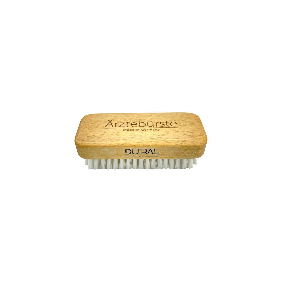 Dural Beech Wood Hand & Nail Brush With Nylon Bristles - 7 Rows