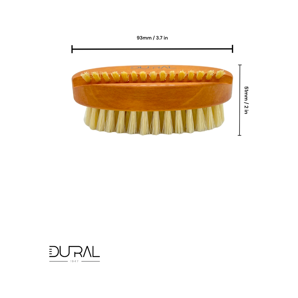 Dural Pear Wood Hand & Nail Brush With Pure Light Natural Bristles