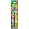 GUM Crayola Toothbrushes, Soft, Metallics