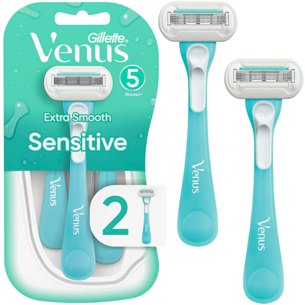 Gillette® Venus Extra Smooth Sensitive Disposable Razor, 2-Pack