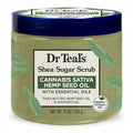 Dr Teal's Cannabis Sativa Hemp Seed Oil Shea Sugar Scrub 19 Oz