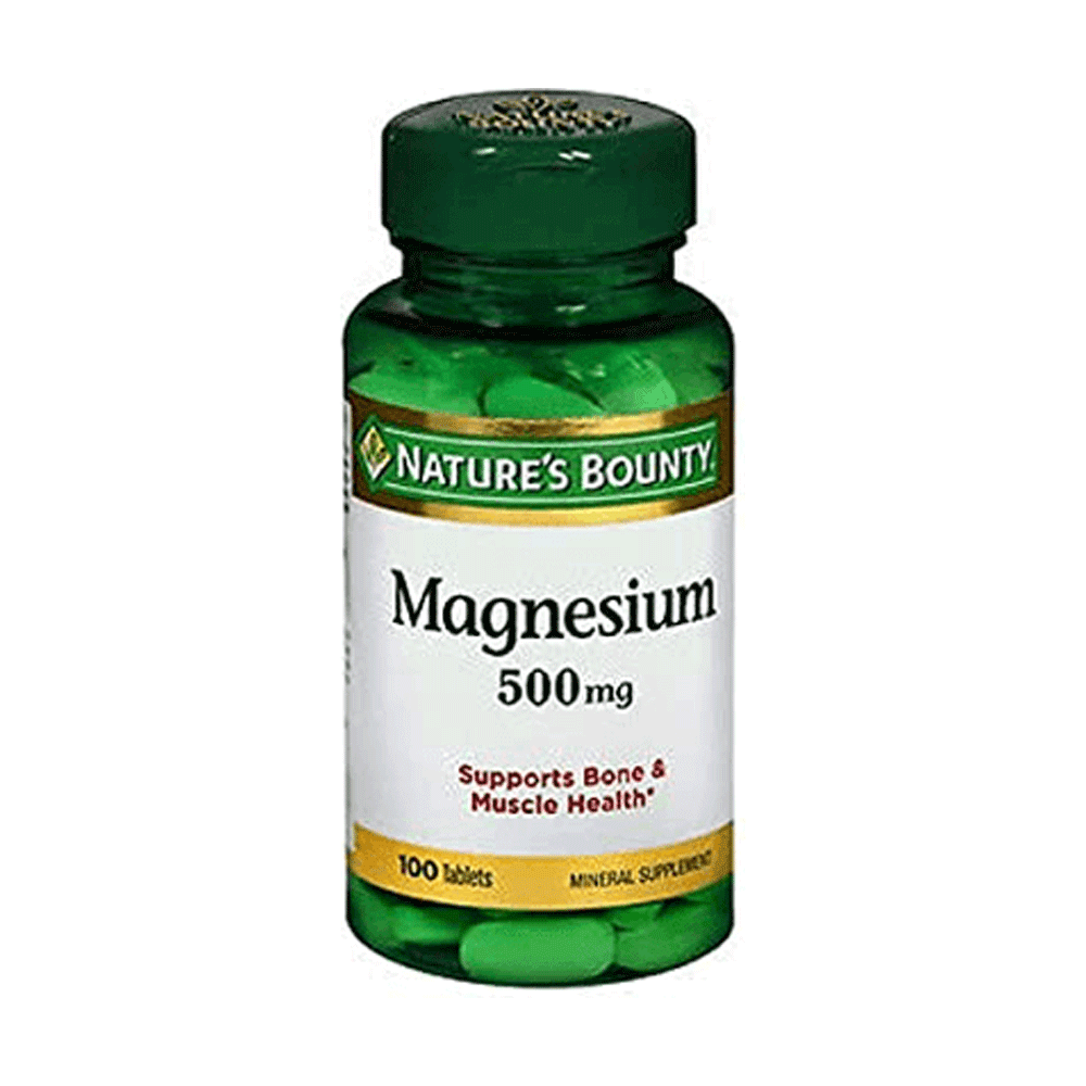 Nature's Bounty® Magnesium Oxide 500 mg Tablet, 100 EA