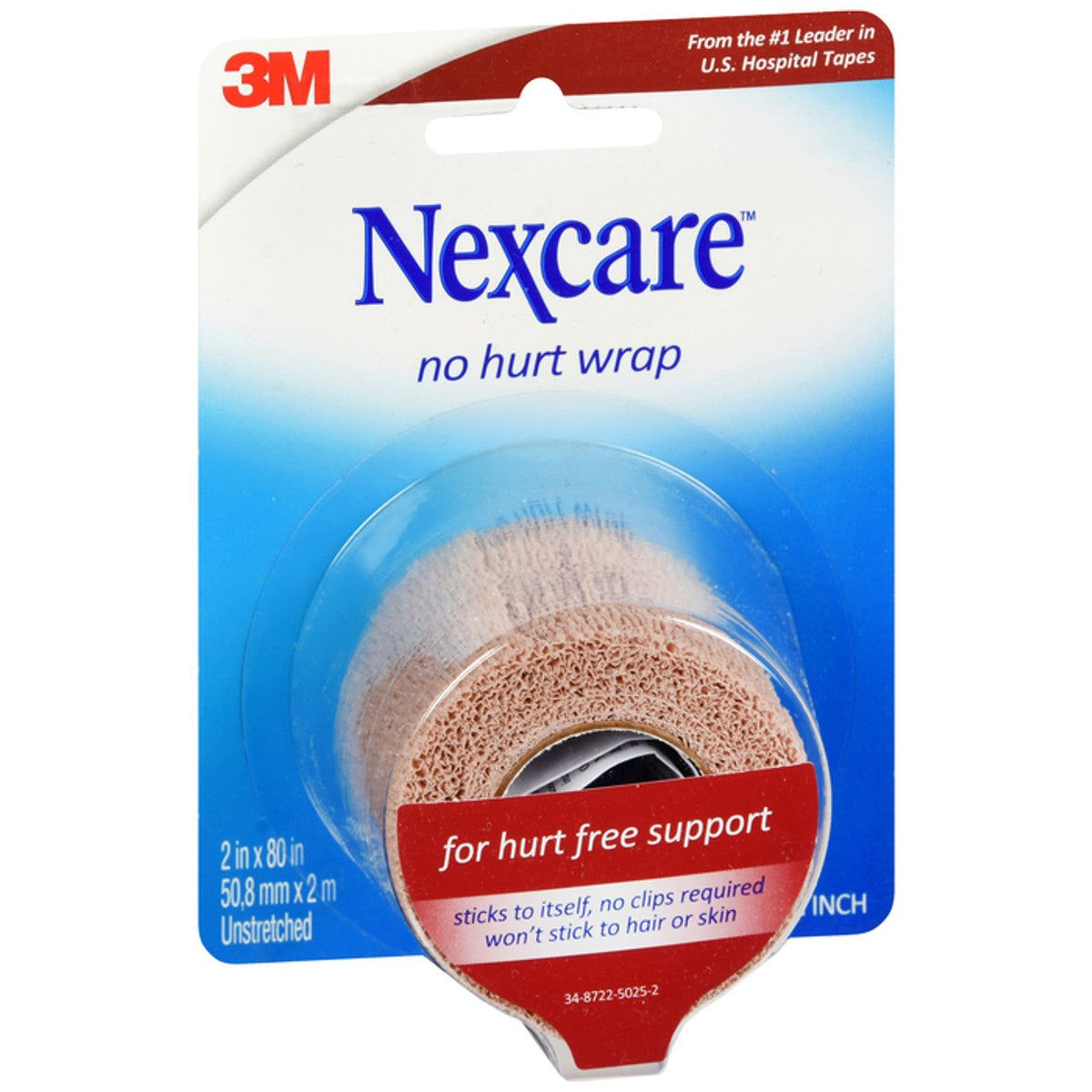 Nexcare No Hurt Wrap 2 X 80in