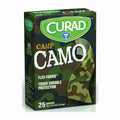 Curad® Camp Camo Flex-Fabric™ Adhesive Bandage, 3/4" x 3", 25-Pack