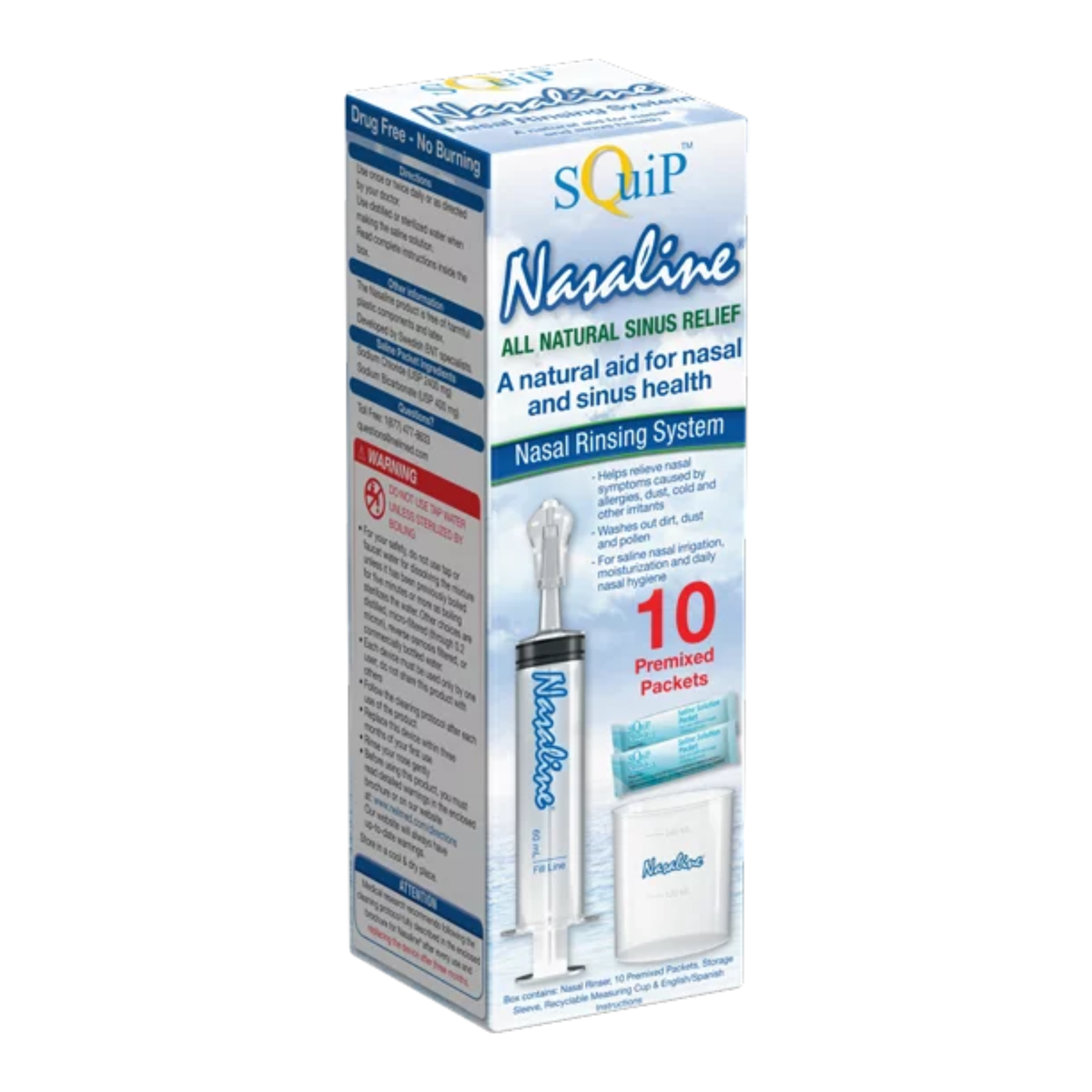 Nasaline Nasal Rinsing System, 1 Kit, Squip Products