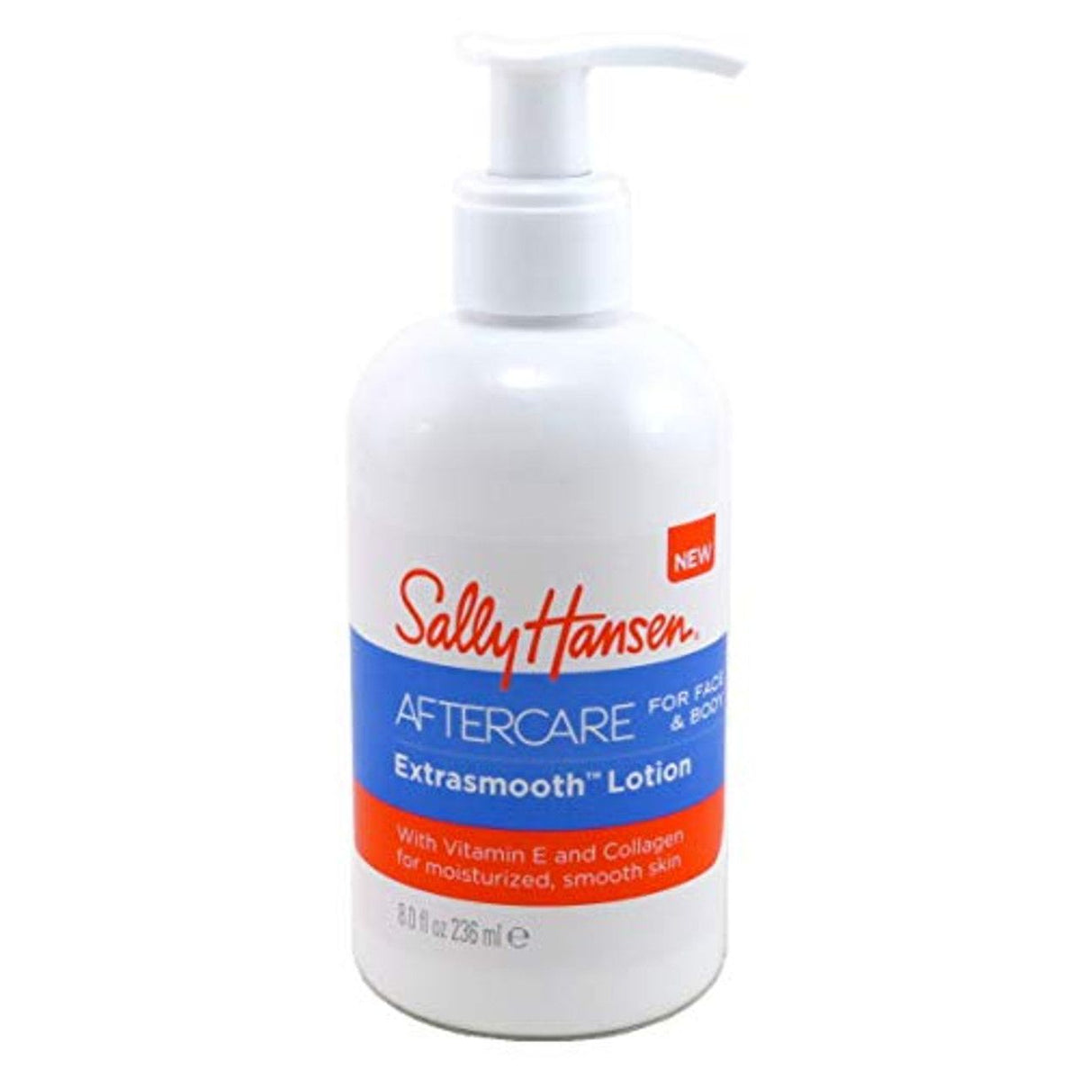 Sally Hansen Aftercare Extra Smooth Face & Body Lotion 8 Oz Pump