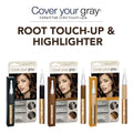 Cover your gray Root Touch-Up & Highlighter Jet Black 0.25 Oz