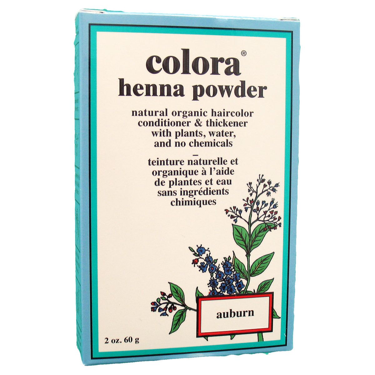 Colora Henna Powder Hair Color Auburn 2Oz