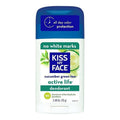 Kiss My Face Active Life Deodorant Stick, Cucumber Green Tea, 2.48 Oz