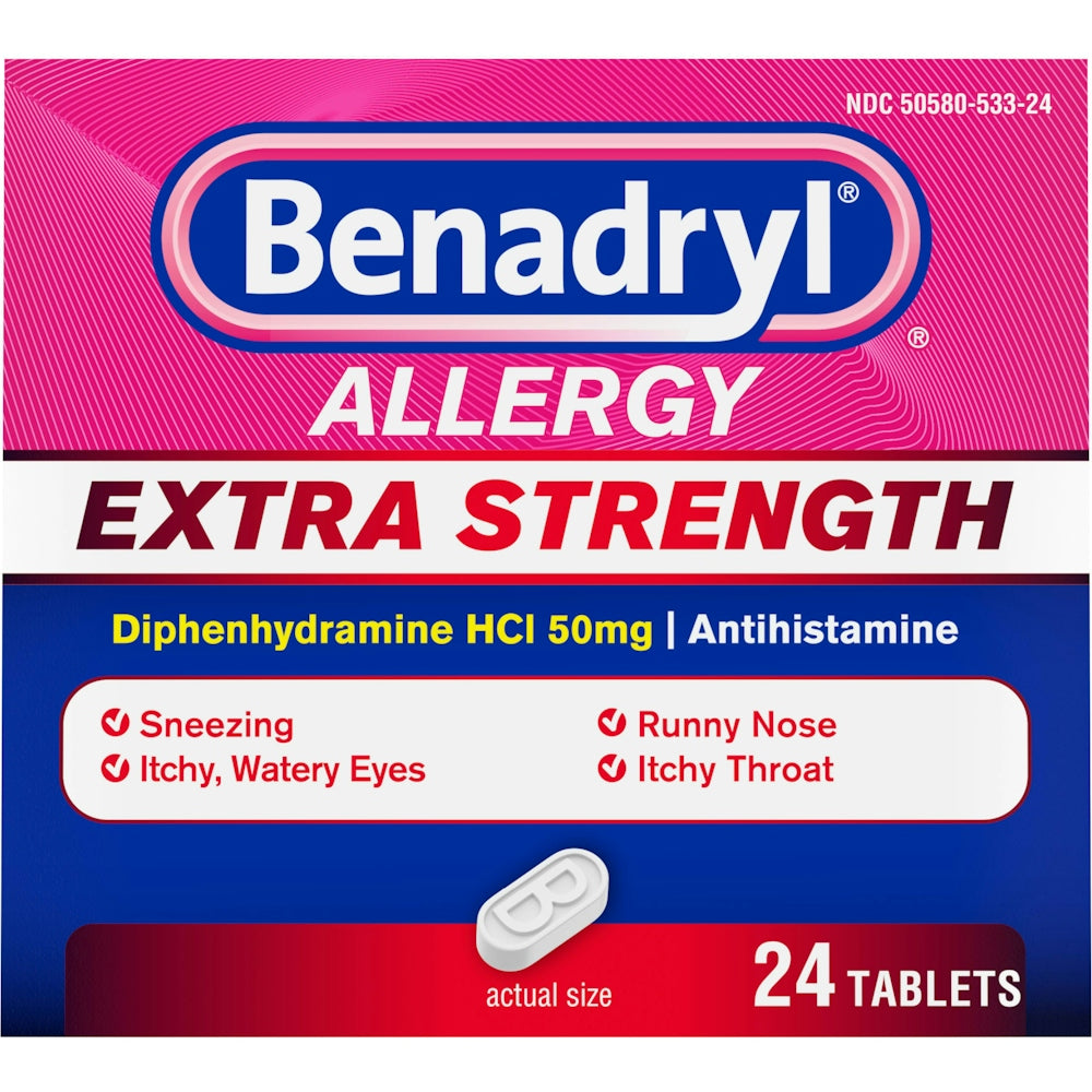 Benadryl  Allergy Tb 50 mg  24 Es