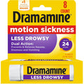 Dramamine All Day Less Drowsy Motion Sickness Relief Tablets, 25 Mg