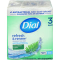 Dial Antibacterial Deodorant Bar Soap, Mountain Fresh, 4 OZ, 3 Bars