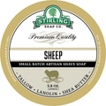 Stirling Soap Co. Sheep Soap (Unscented) Shave Soap Jar 5.8 oz