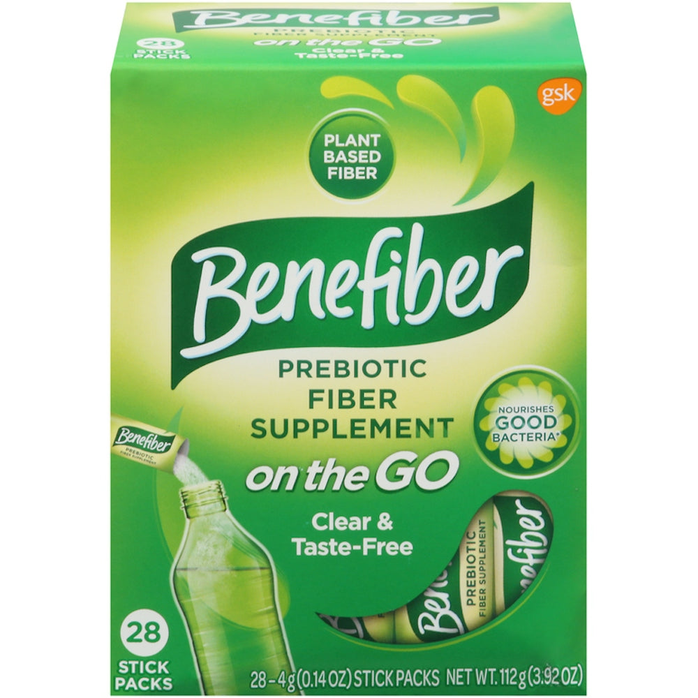 Home Product details Benefiber® Unflavored Prebiotic Fiber Supplement Stick Pack, 0.14 oz x 28 EA wheat dextrin