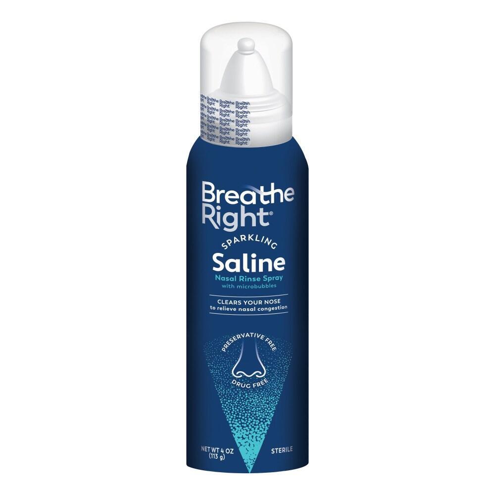 Breathe Right Sparkling Salane Nasal Rinse Spray