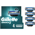 Gillette Mach3 Men's Razor Blades, 4 Blade Refills
