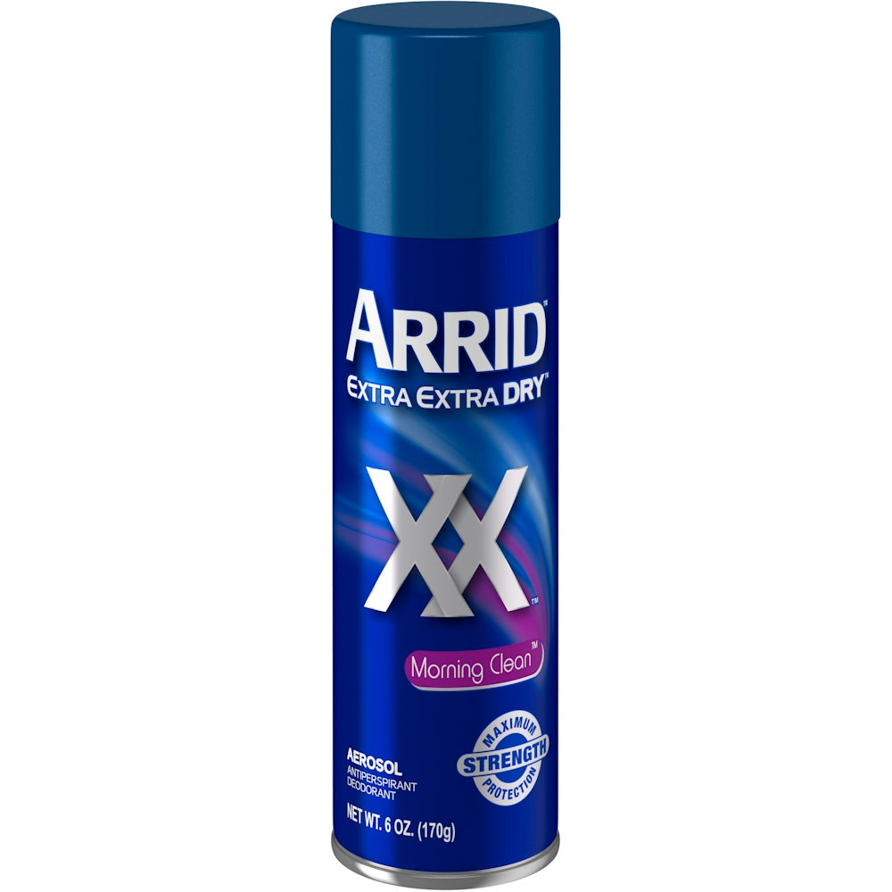 Arrid XX Extra Extra Dry Antiperspirant Deodorant Spray - Morning Clean, 6 oz