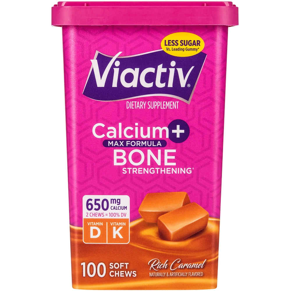 Viactiv® Calcium Plus D Caramel Soft Chew, 100 EA
