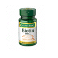 Nature's Bounty® Biotin 1000 mcg Tablets, 100 EA
