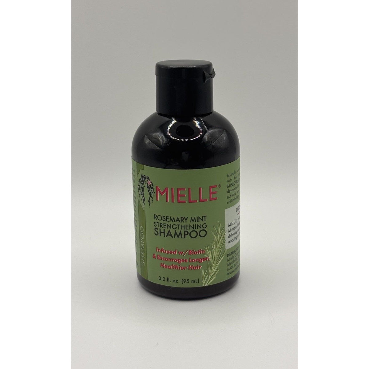 Mielle Organics Rosemary Mint Strengthening Shampoo Travel Size 95ml/3.2oz