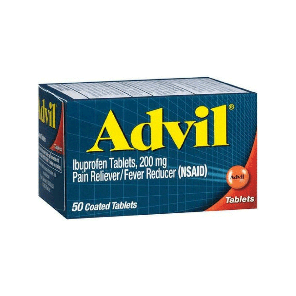 Advil Ibuprofen Pain Reliever/Fever Reducer, 200 Mg Coated Tablets