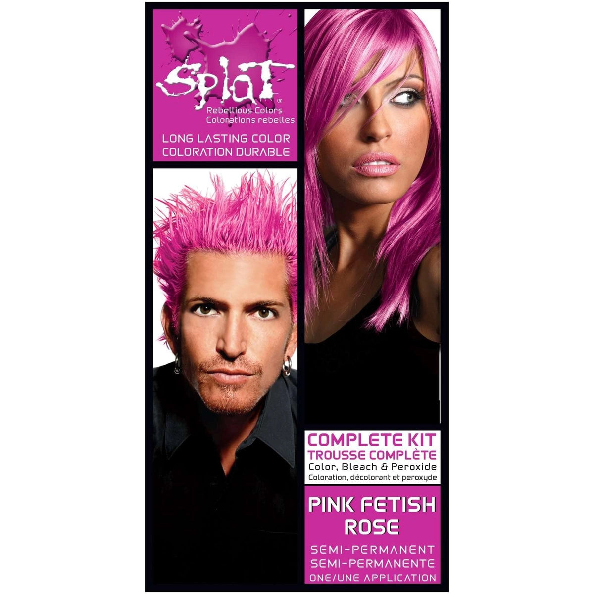 Splat Hair Color, Pink Fetish, Complete Kit
