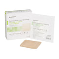 McKesson Foam Dressing 4 X 4 Inch With Border Film Backing Silicone Gel 4843