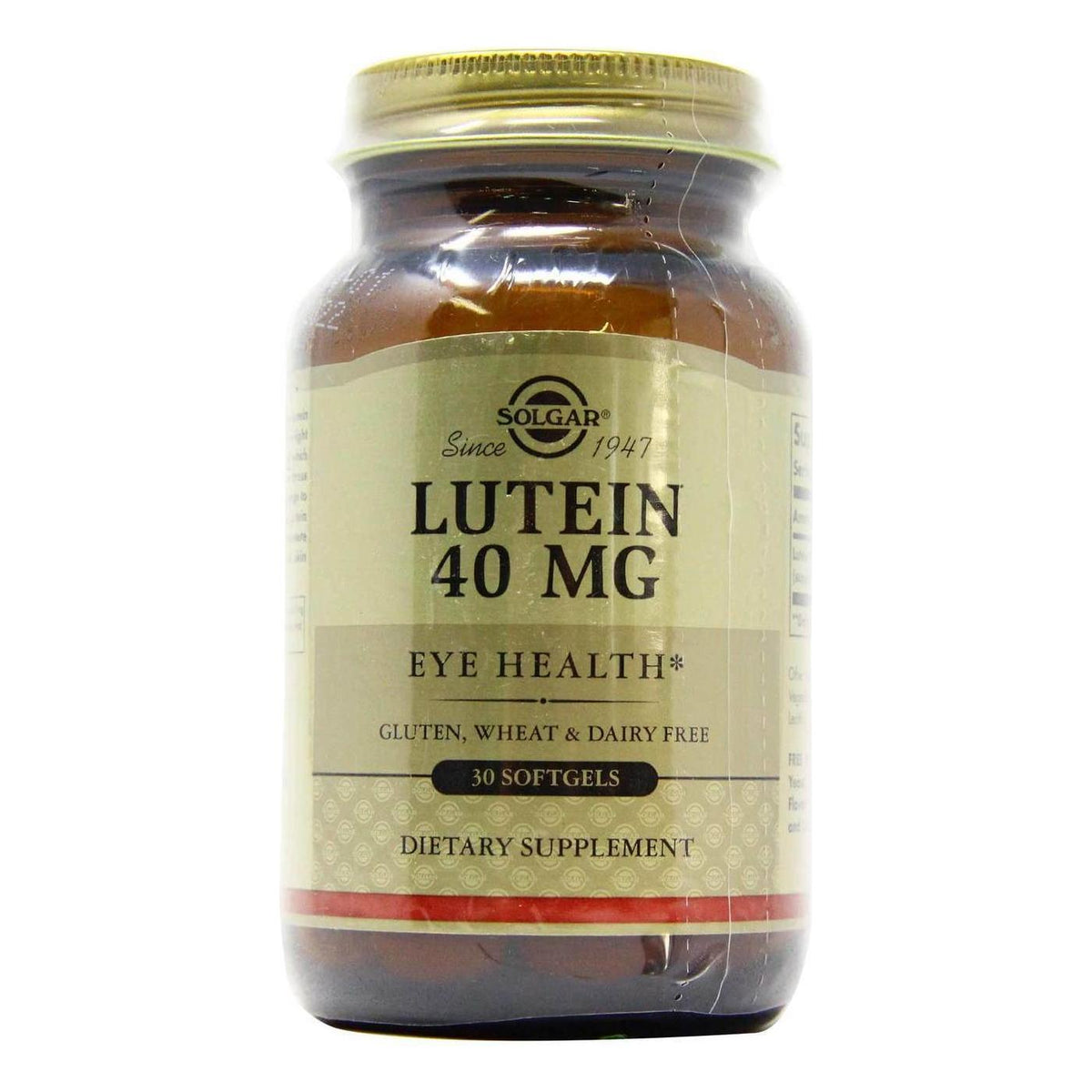Solgar Lutein 40 mg 30 Softgels