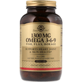 Solgar 1300 mg Omega 3-6-9 120 Softgels