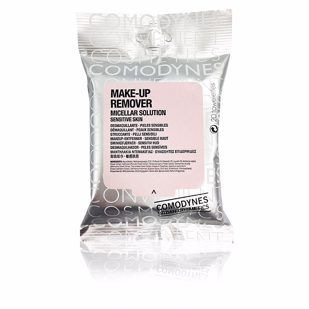 Comodynes Makeup Remover Micellar Solution For Sensitive Skin 20pcs