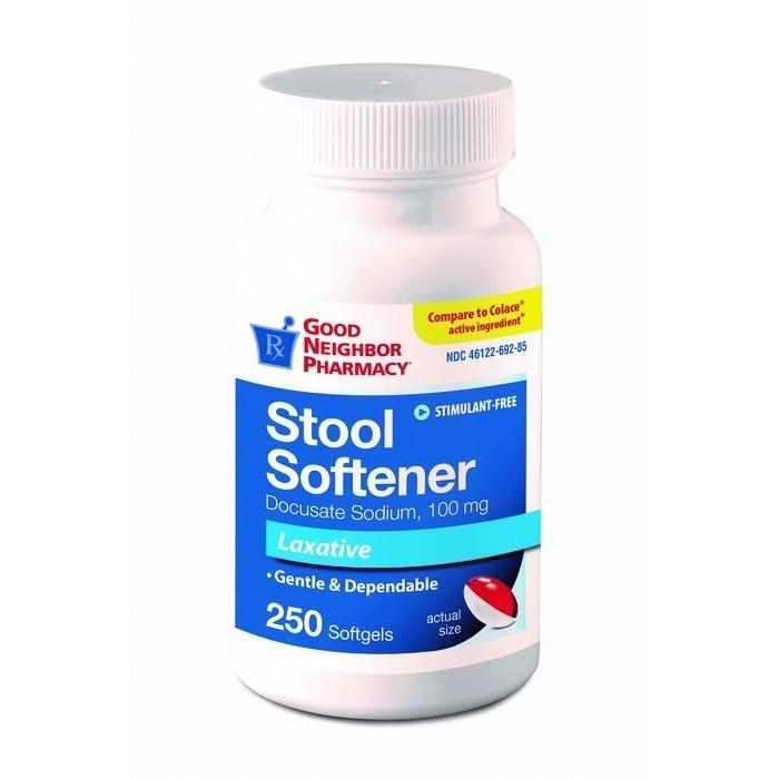 Good Neighbor Pharmacy Stool Softener Laxative Softgels 250ct