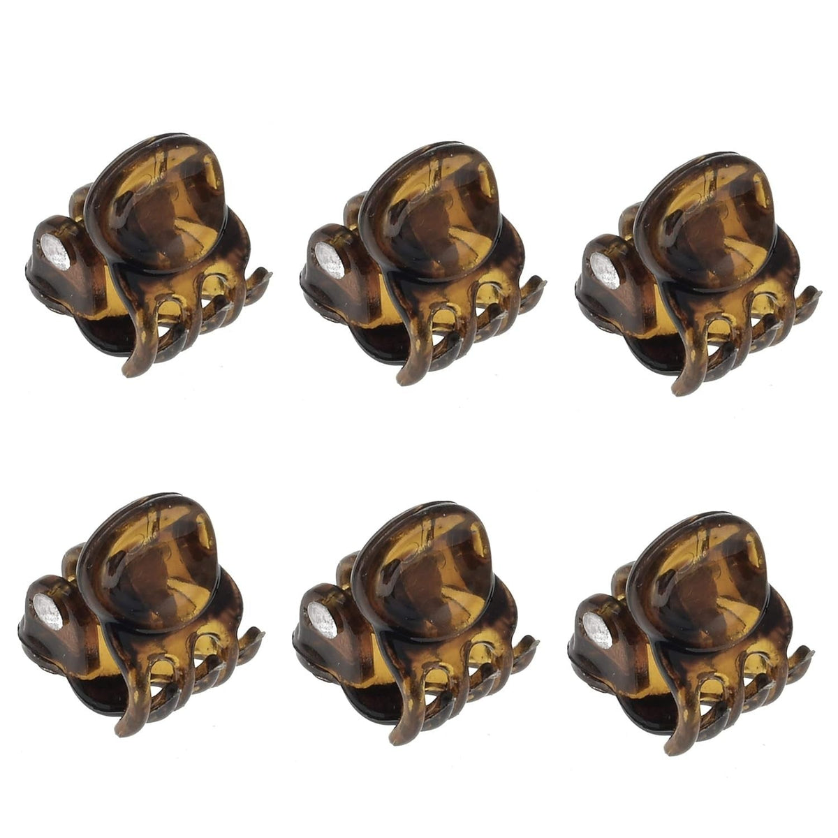 Camila Paris AD115/6 French Hair Clip For Women, Set Tortoise Shell 0.5"