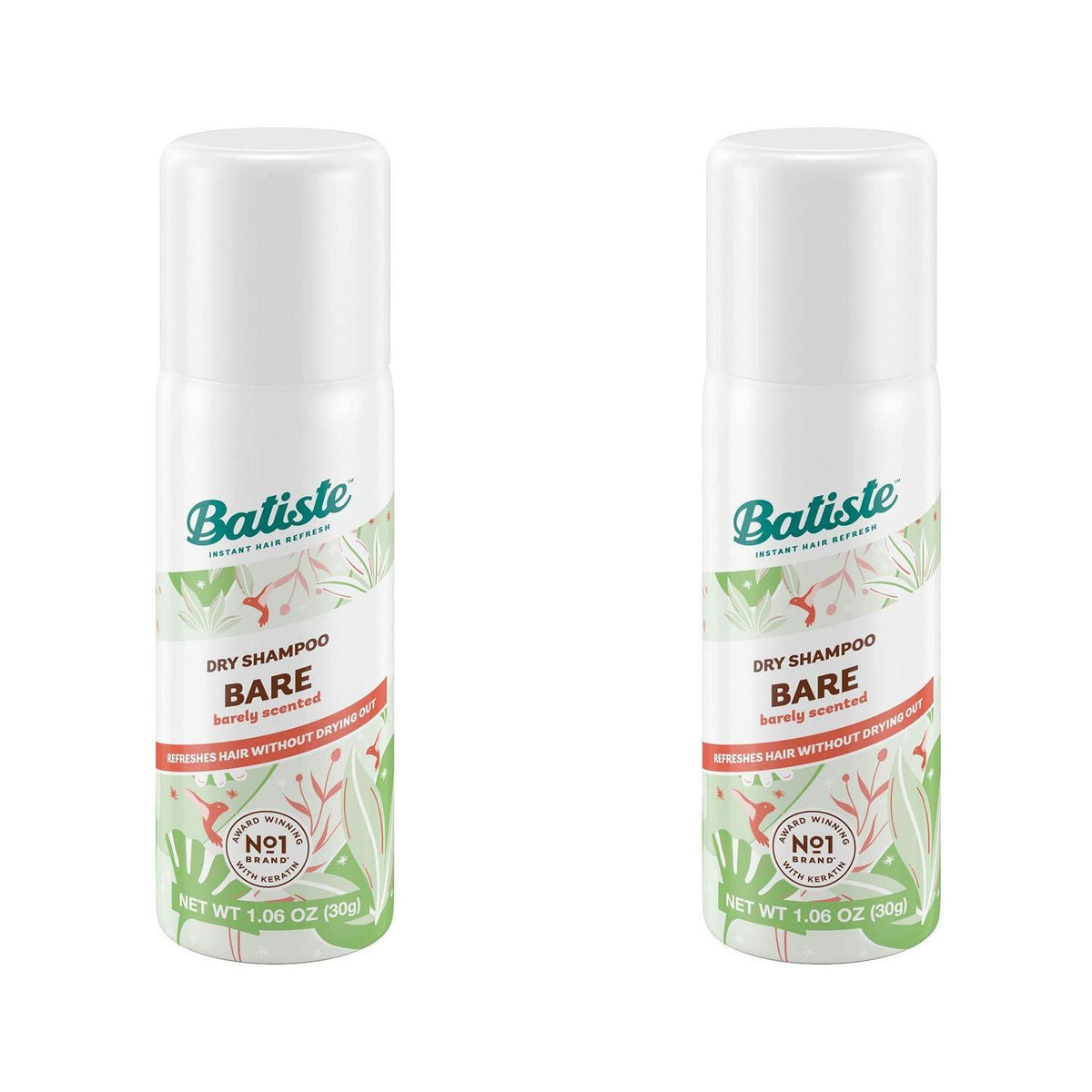 Batiste Dry Shampoo, Bare, Mini Travel Size 1.6 Oz