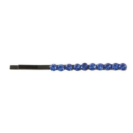 Smoothies Sapphire Crystal Bobbie Pins