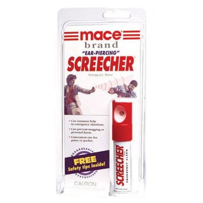 Mace Screecher Aerosol Alarm Contains 20, Short Blasts 10gr, Up To .25 Mil