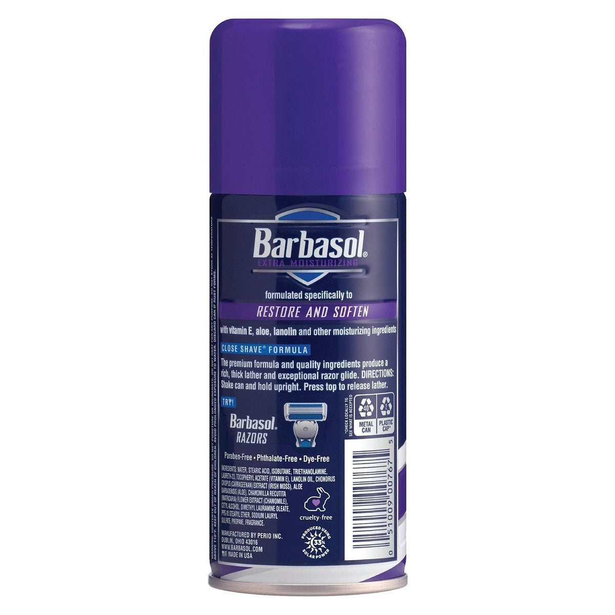 Barbasol  Thick & Rich Shaving Cream, Extra Moisturizing  7 Oz