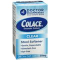 Colace® Clear 50 mg Dye-Free Gelcap SFG, 28 EA