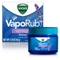 Vicks Vaporub, Lavender Scent, Cough Suppressant, Topical Chest Rub & Analgesic Ointment, 1.76 Oz