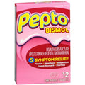Pepto   Bismol Chewable Tablets Upset Stomach Reliever/Antidiarrheal 12Ea