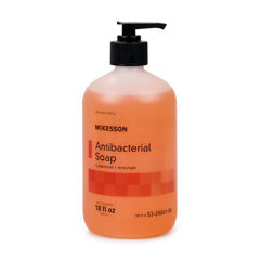 McKesson Antibacterial Soap Liquid 18 Oz Pump Bottle Clean Scent
