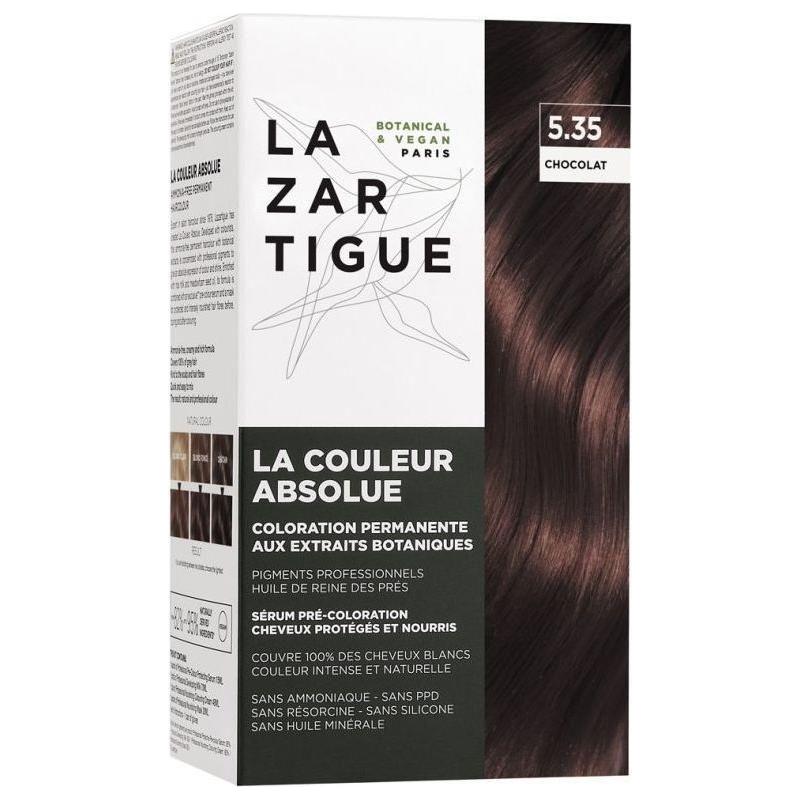 Lazartigue La Couleur Absolue Permanent Hair Color Kit 5.35 Chocolate