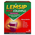 Lemsip Max Cold & Flu Blackcurrant 10pk