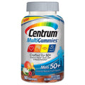 Centrum MultiGummies 50+ Multivitamin - Multimineral Supplement, Assorted Natural Fruit Flavors 90 Count