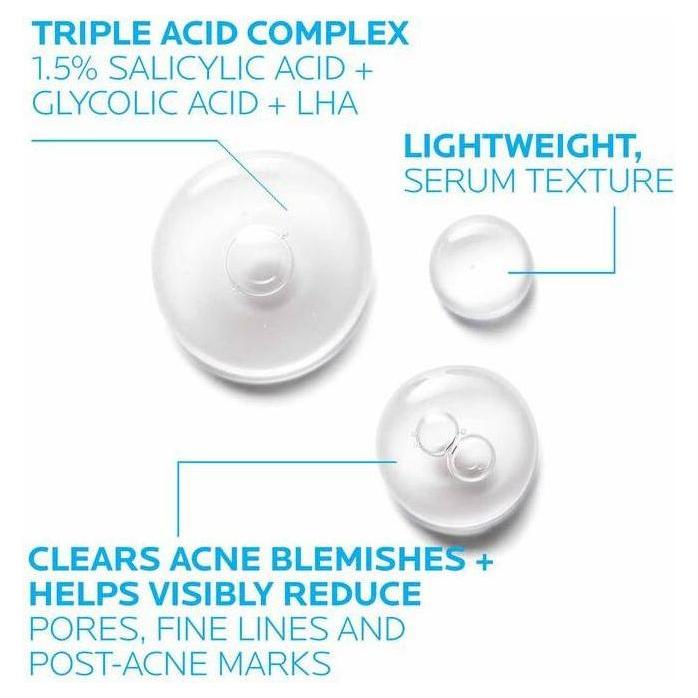 La Roche-Posay Effaclar Salicylic Acid Acne Treatment Serum 1.0 oz