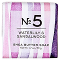 Via Mercato Nro. 5 Shea Butter Soap (Waterlily & Sandalwood) 1.7oz