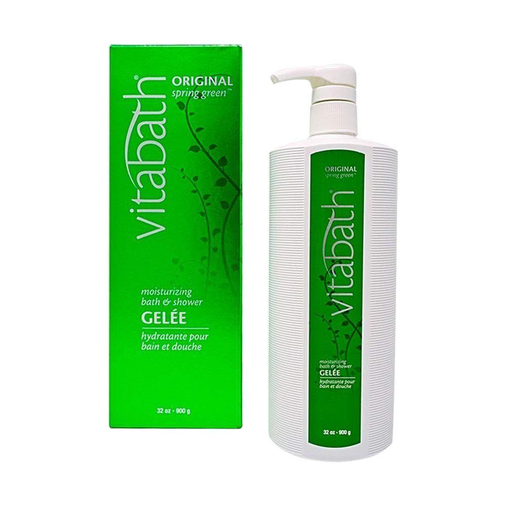 Vitabath Original Spring Green Moisturizing Bath & Shower Gelee 32 oz