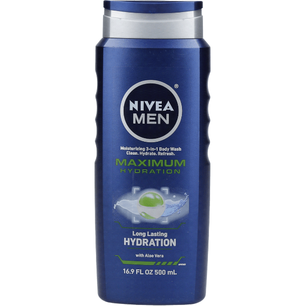 Nivea Men Maximum Hydration 3-in-1 Body Wash 16.9 oz