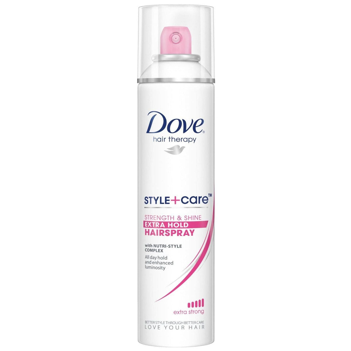 Dove Hair Therapy Style+Care Strength & Shine Extra Hold Hairspray 7 Oz