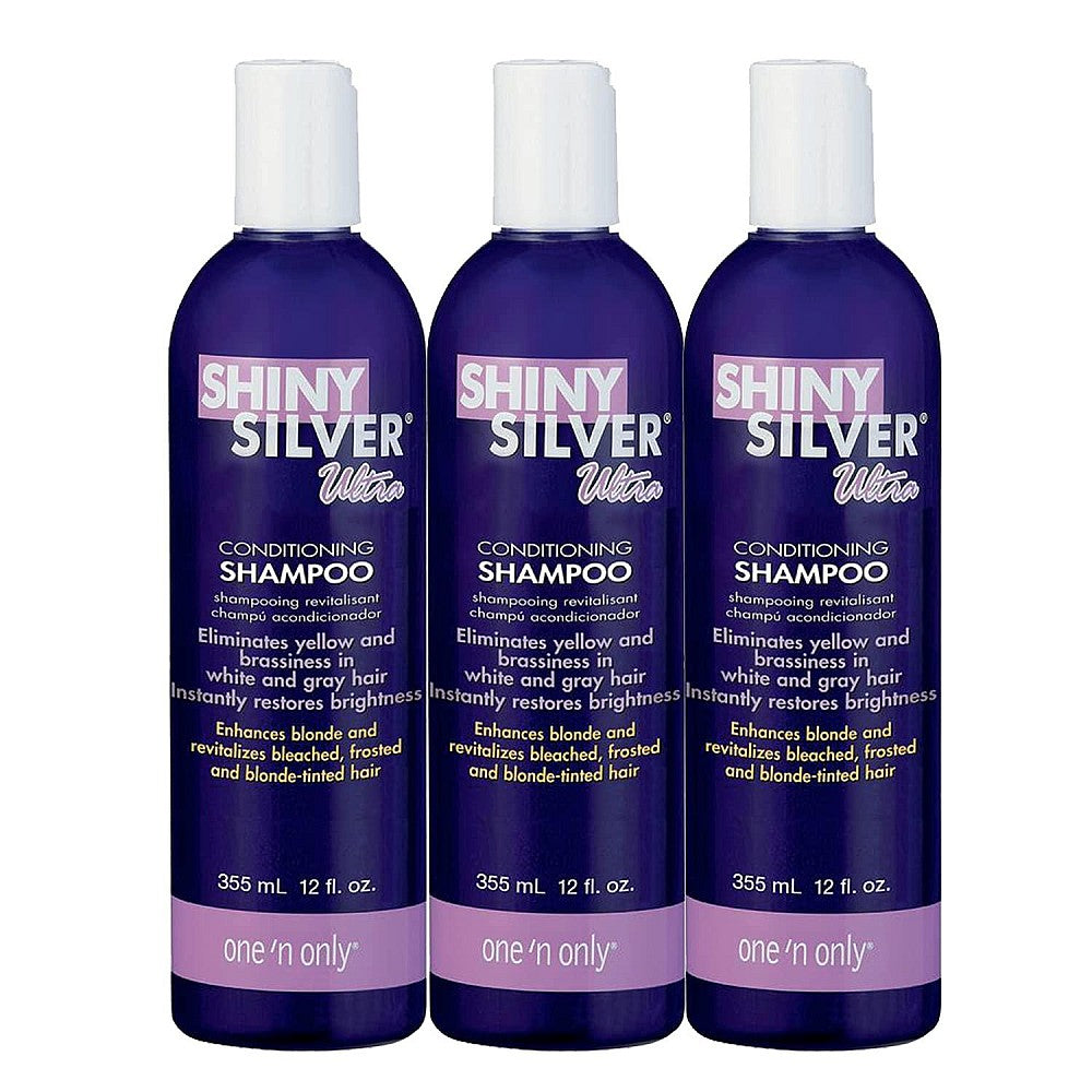 One N' Only Conair Shiny Silver Ultra 'n Conditioning Shampoo - 12 Fl Oz