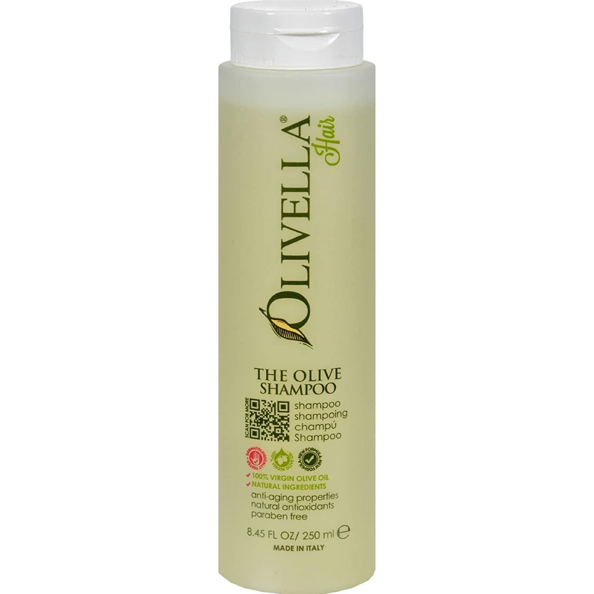Olivella The Olive Shampoo Natural Formula 8.5 fl oz